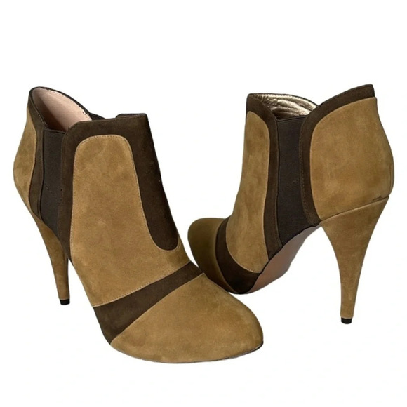 BGBGENERATION 2 Tone Brown Laddies Leather Booties Hidden 1/2” Platform Size 10 - Picture 2 of 14